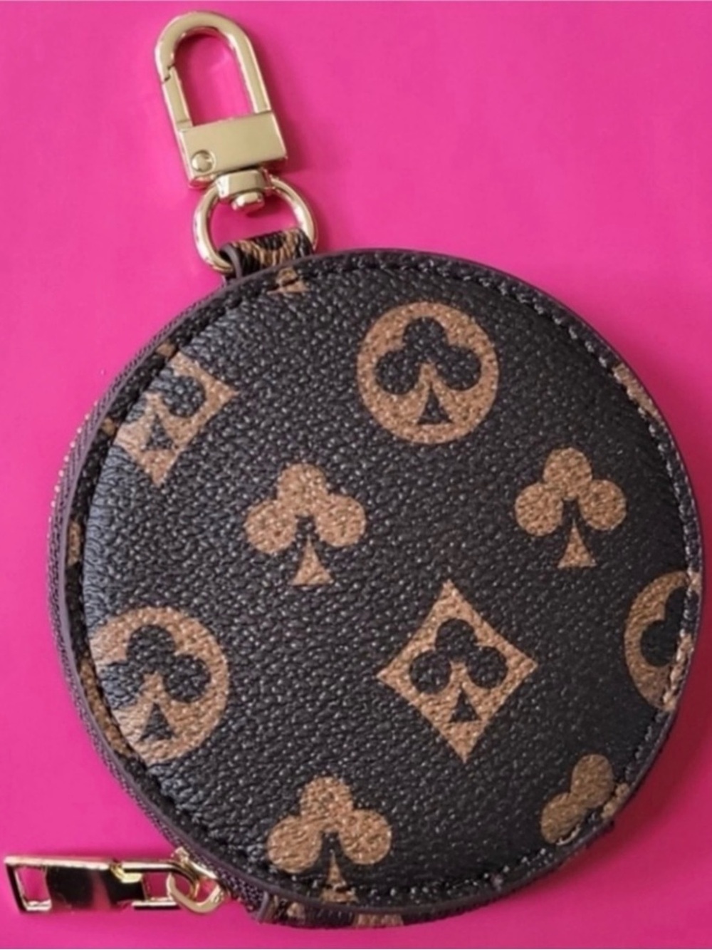 Beautiful Brown/Tan Clickable Coin Purse